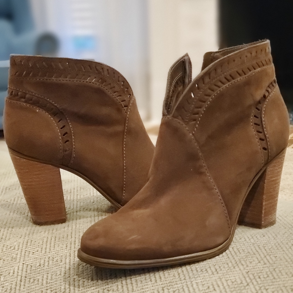 Vince Camuto- suede ankle boots